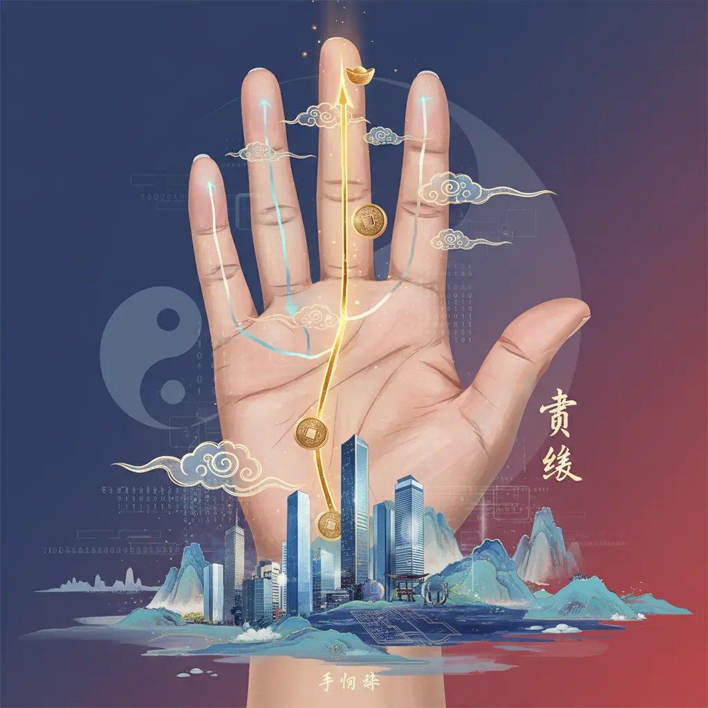 手相學 - 事業線