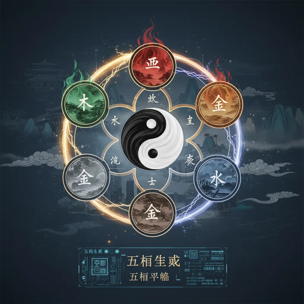 五行平衡 - 五行生剋